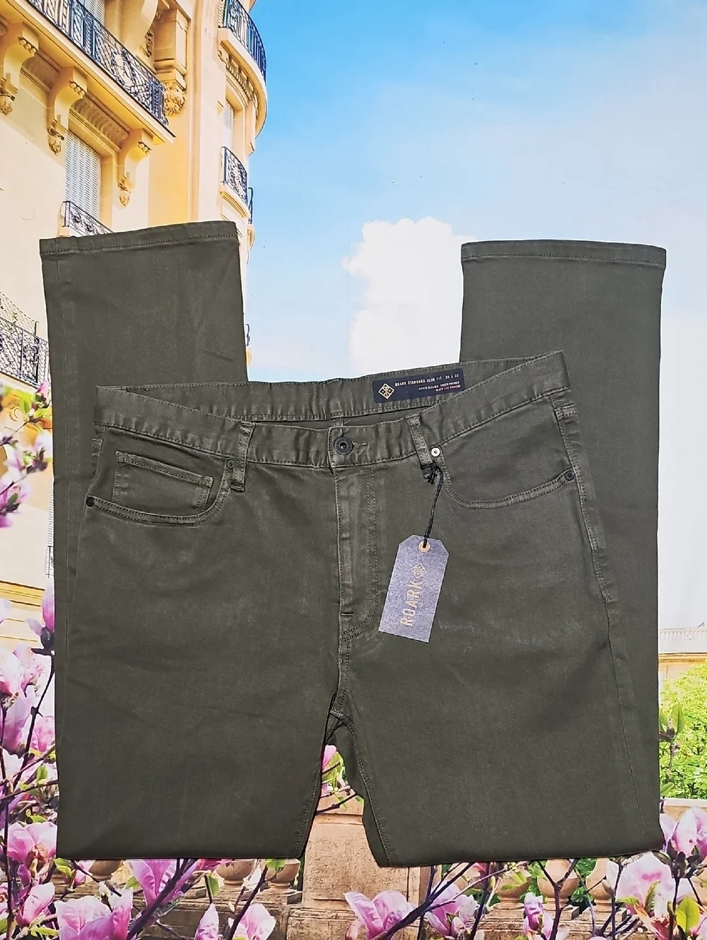 Roark green jeans